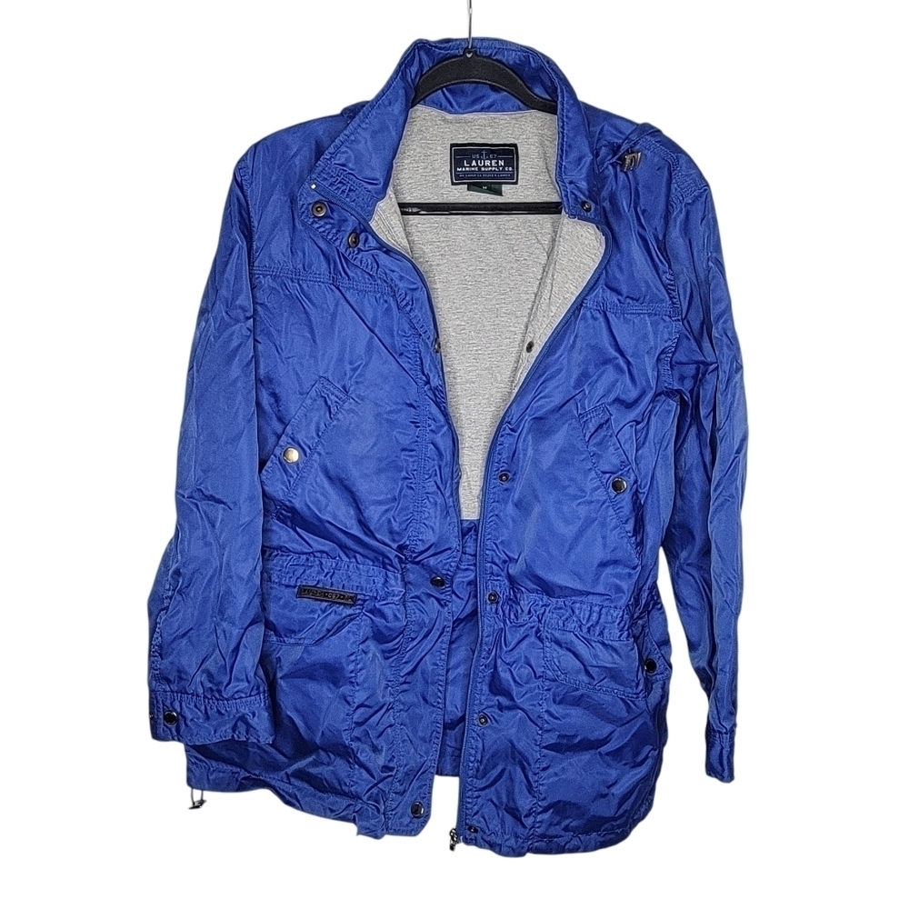 Vintage Ralph Lauren Marine Supply Fisherman Jacket in Blue Size Medium - Picture 2 of 5